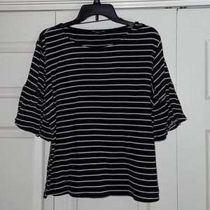 Cable & Gauge striped top